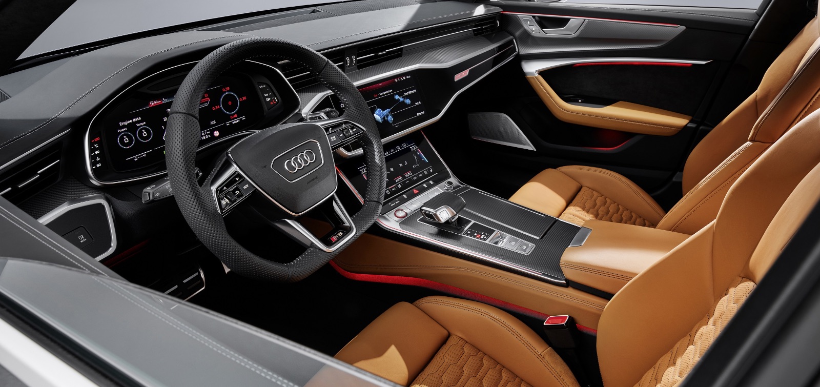 Audi RS6 2019 volante quadro strumenti