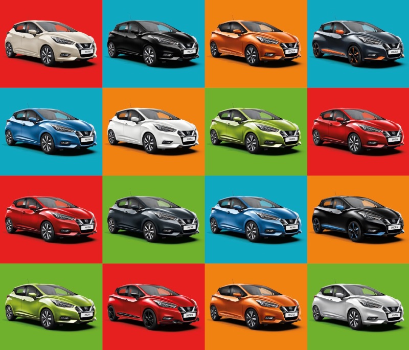 Colori auto: secondo una ricerca di Nissan si sceglie ma poi ci si pente