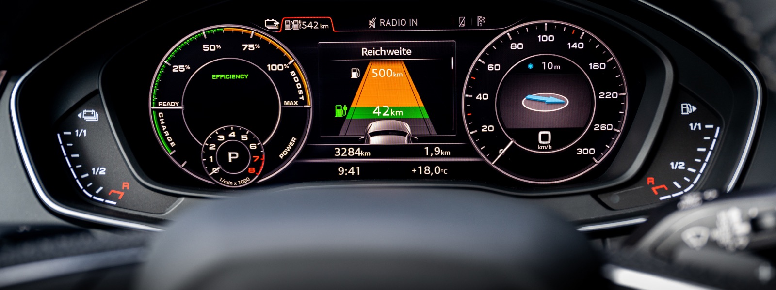 Audi Q5 55 TFSIe quadro strumenti