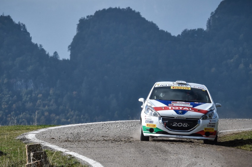 Peugeot 208 campionessa italiano rally 2 ruote motrici