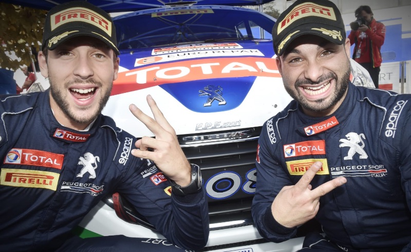Tommaso Ciuffi e Nicolò Gonella vincono il Campionato Italiano Rally 2 Ruote Motrici