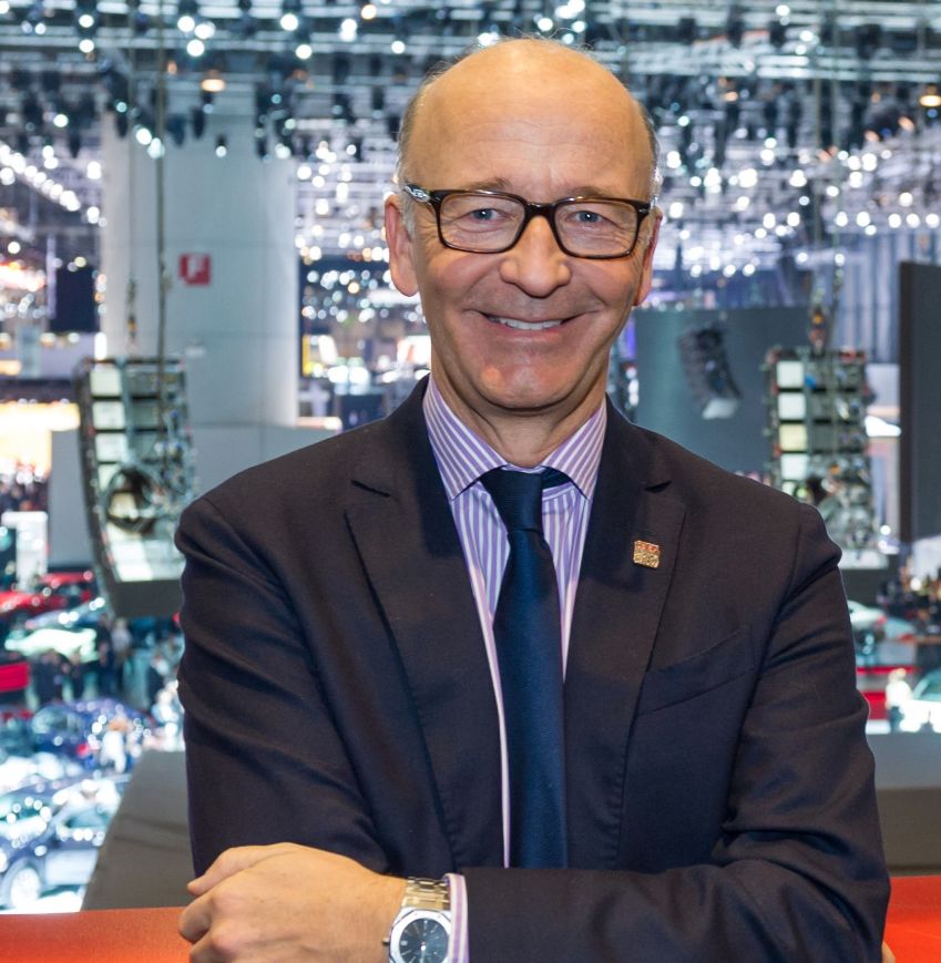 Maurice Turrettini, Presidente del Geneva Motor Show. 