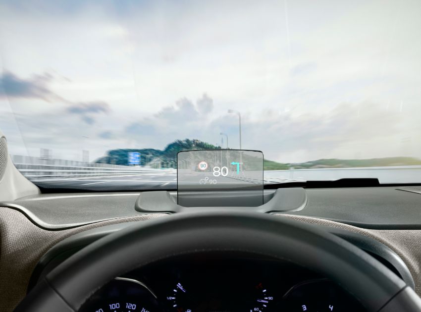 Citroen head up display