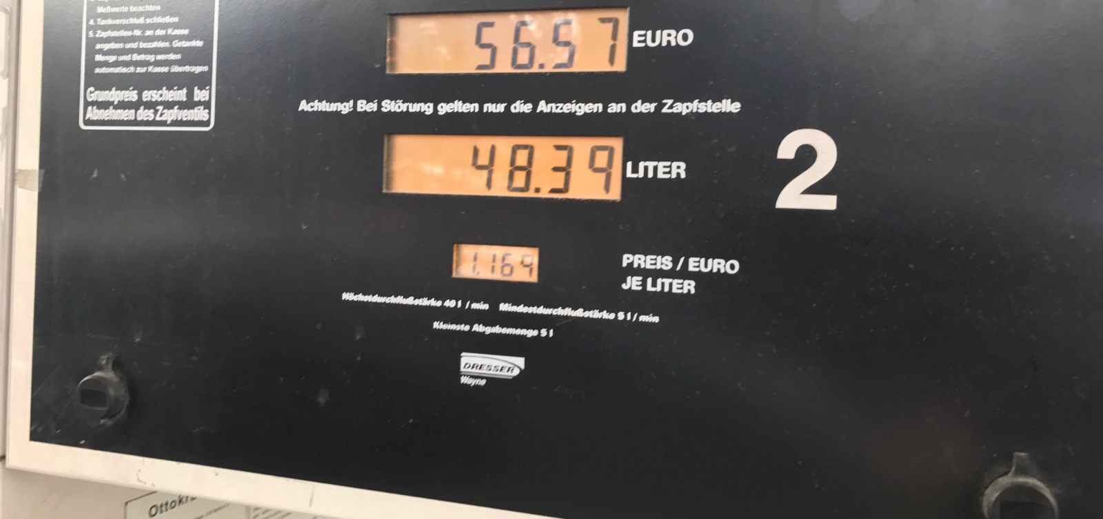 Prezzo gasolio Austria
