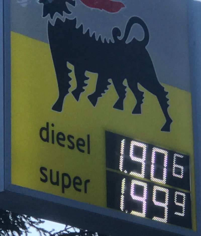 Costo carburante oggi 