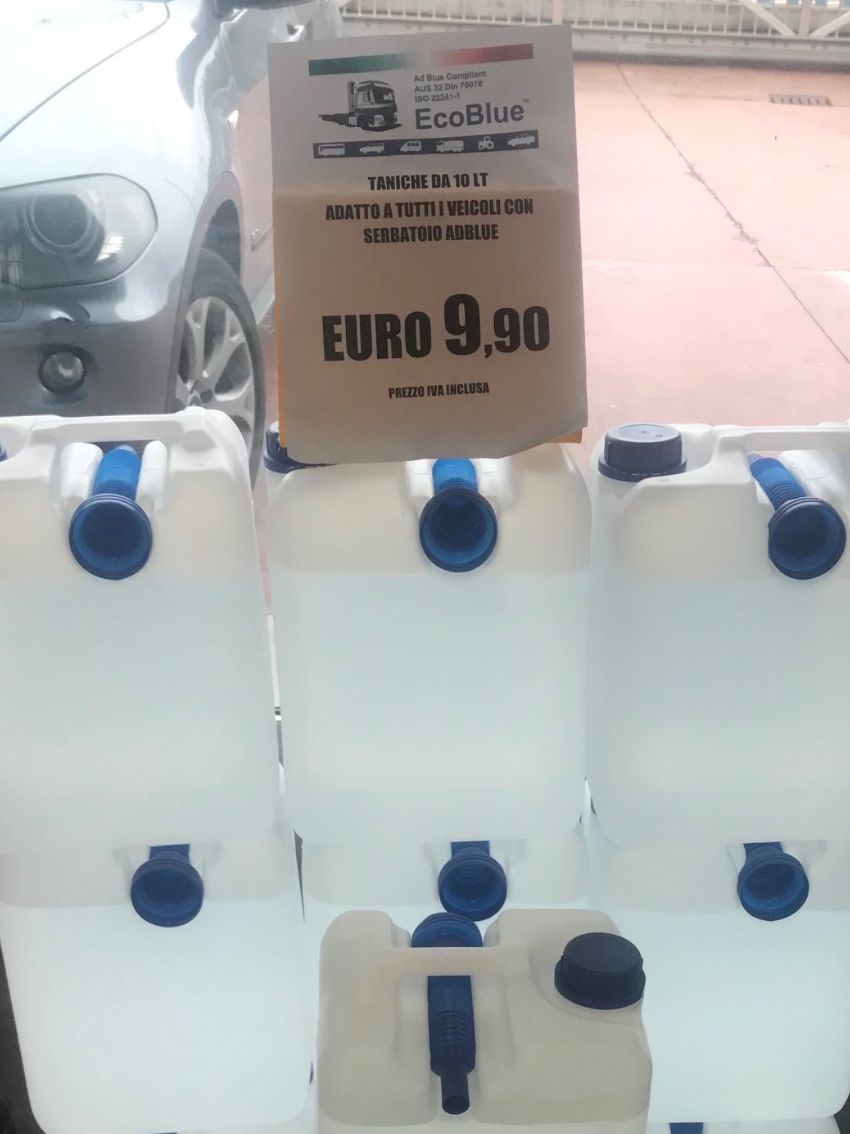 Ad blue: il prezzo giusto e meno di un euro al litro