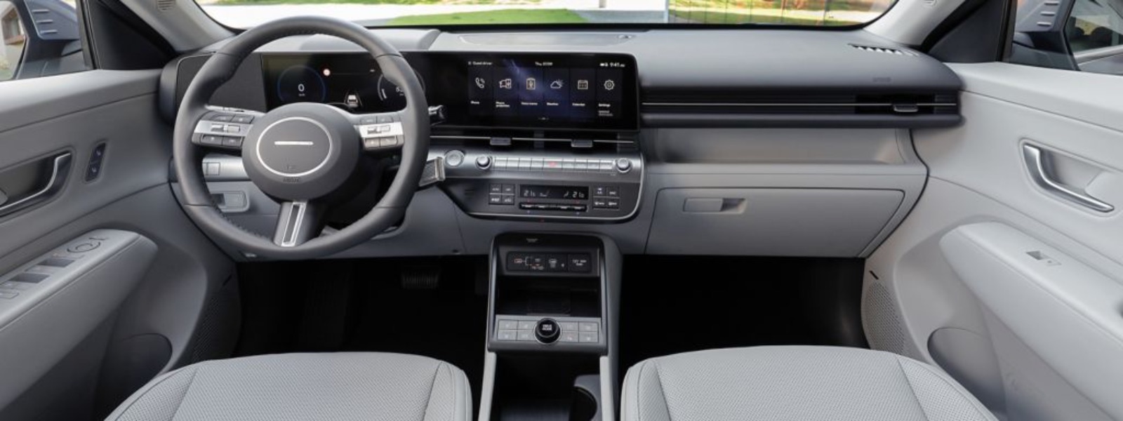 Hyundai nuova Kona interni modello elettrico 100%