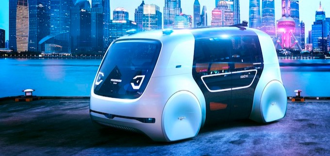 Volkswagen cedric robot taxi