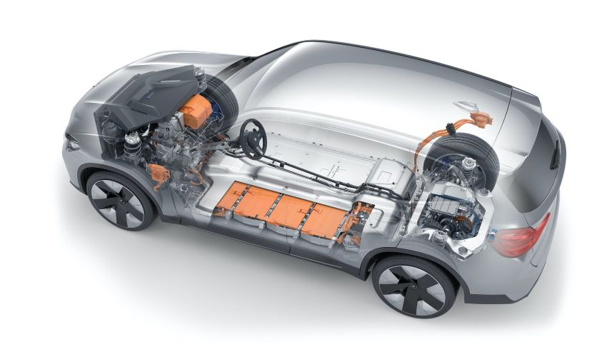 BMW i X3 pacco batteria