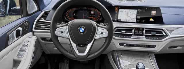 BMW X7 plancia