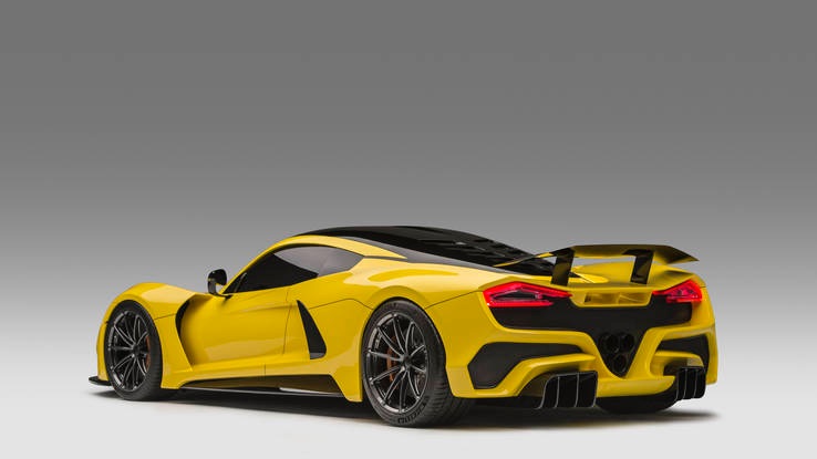 Hennessey Venom F5 vista posteriore