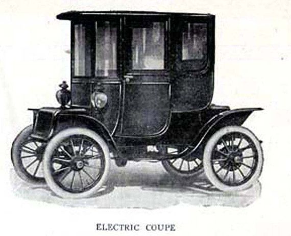 auto elettrica primi novecento