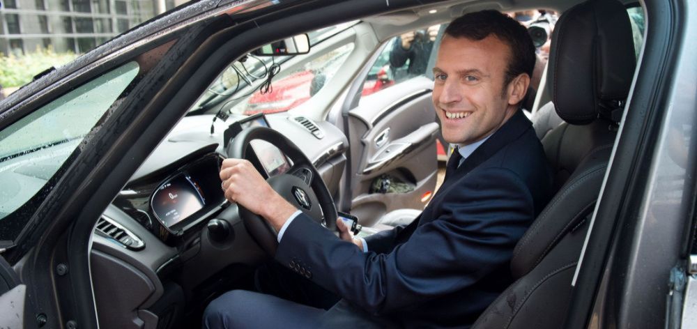 Macron e l'automobile