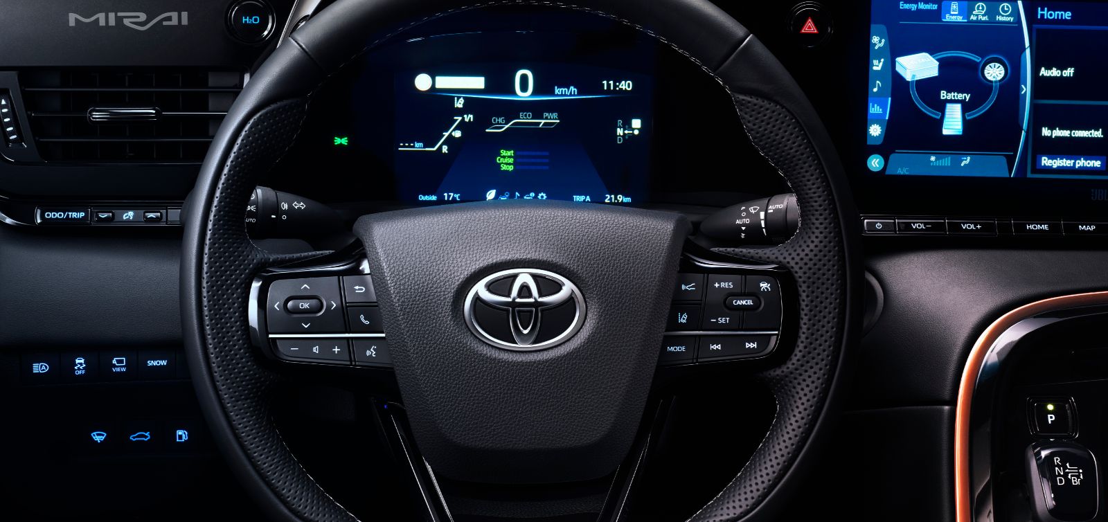 Toyota Mirai interni 2021